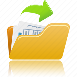 Open, file, folder, paper, document, documents icon - Download on Iconfinder