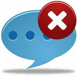 Comment, delete, chat, remove, talk, message, bubble icon - Download on Iconfinder