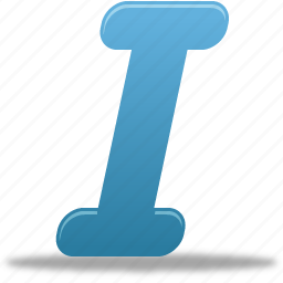 Text, itailc icon - Download on Iconfinder on Iconfinder