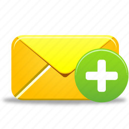 Add, email, new, plus, envelope, letter, mail icon - Download on Iconfinder