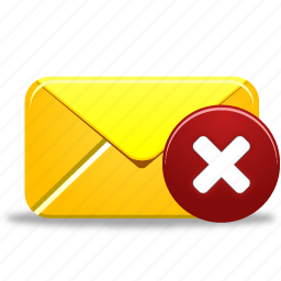 Email, delete, mail, envelope, letter, remove icon - Download on Iconfinder