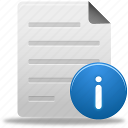 Info, file, paper, document, files, documents, text icon - Download on Iconfinder