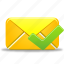 mail, message, envelope, letter, send, validated, email 