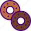 donuts, eat, food, kitchen, restaurant 