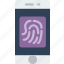 app, fingerprint, interface, mobile, recognition, web 