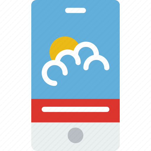 App, application, interaction, interface, mobile, weather icon - Download on Iconfinder