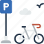 bicycle, city, house, parking, street, urban 