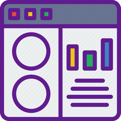 Analytics, browser, interaction, interface, internet, screen, user icon - Download on Iconfinder