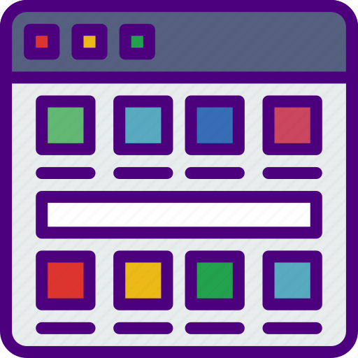 App, computer, development, tiles, web icon - Download on Iconfinder
