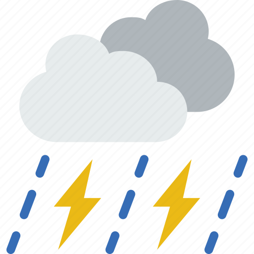 Forecast, rain, sun, thunderstorm, weather icon - Download on Iconfinder