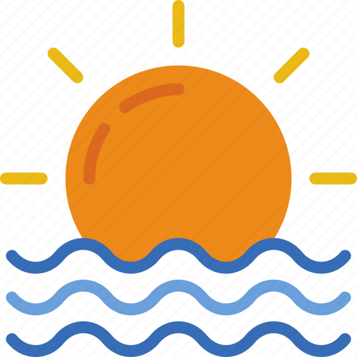 Forecast, rain, sun, sunrise, weather icon - Download on Iconfinder