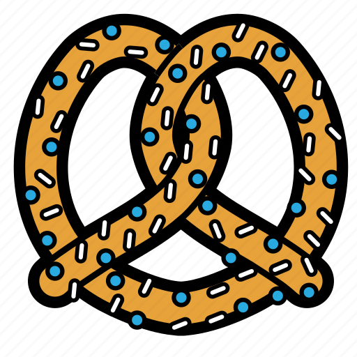 Auntie, bake, cookies, food, pastries, pretzel, snack icon - Download on Iconfinder