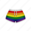 rainbow, shorts, lgbt, lgbtq+ 