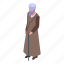 muslim, priest, isometric 