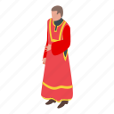 priest, red, clothes, isometric