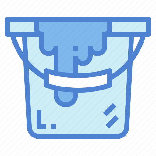 Bucket, color, container, pail, paint icon - Download on Iconfinder