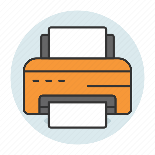 Printer, printing machine, paper, document, format, page, printing icon - Download on Iconfinder