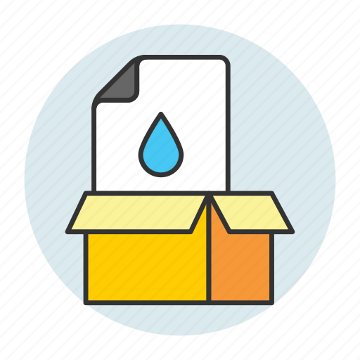Cardboard, printing, corrugated, file, box, format, file type icon - Download on Iconfinder