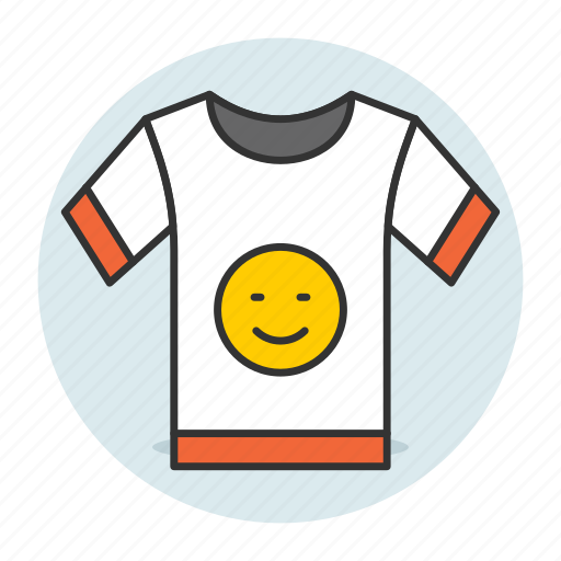 T shirt, printing, screen printing, dtg printing, shirt, emoji, printed icon - Download on Iconfinder