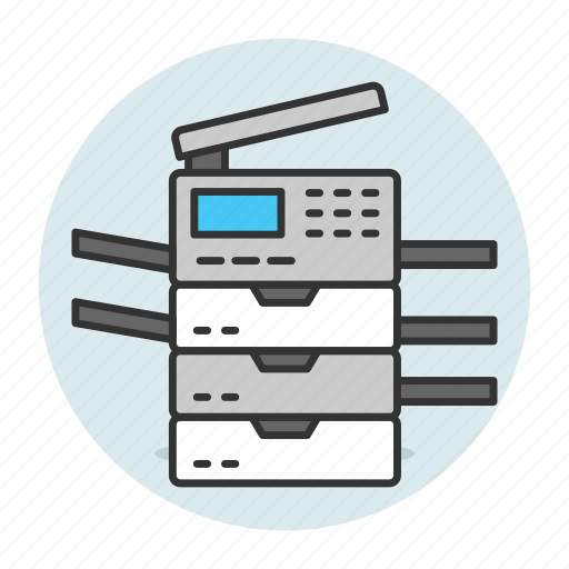 Electric, photo copy, machine, photocopier, printing, duplicate icon - Download on Iconfinder