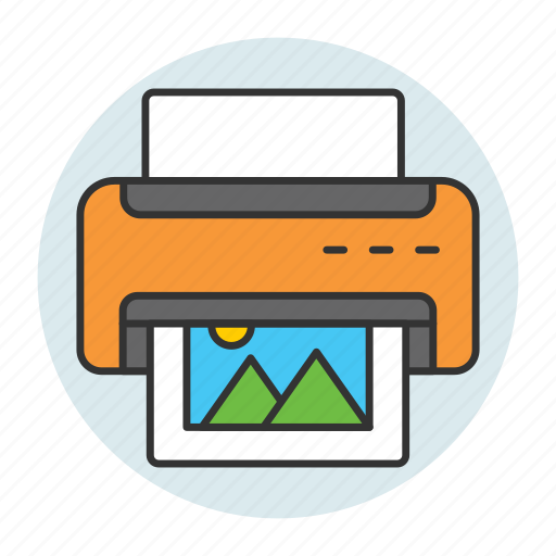 Image, photo, printing machine, printer, converter, file icon - Download on Iconfinder