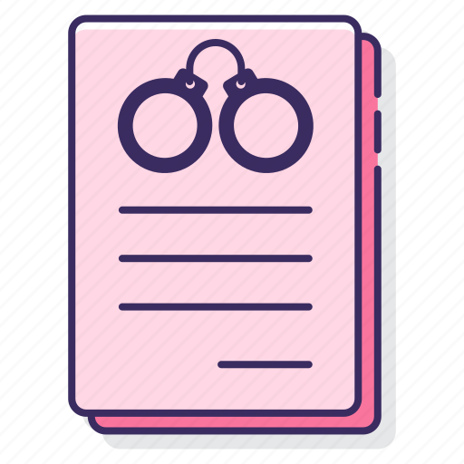 Criminal, document, law, record icon - Download on Iconfinder