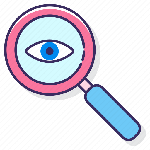 Eye, glass, magnifying icon - Download on Iconfinder