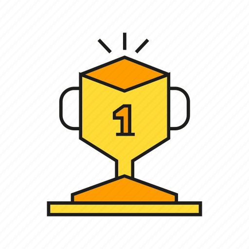 Achievement, award, one, prize, reward, success, trophy icon - Download on Iconfinder