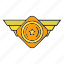 badge, insignia, military rank, rank, seal, status 