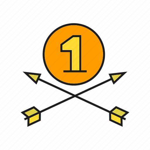 Achievement, arrow, award, best, bow, medal, success icon - Download on Iconfinder