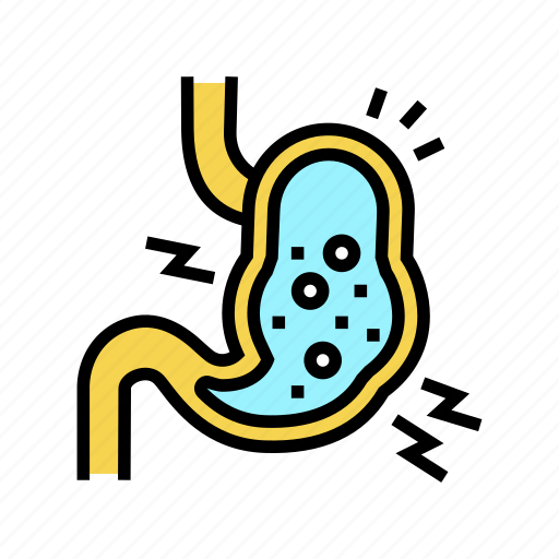 Stomach, upset, bacterium, dry, sorption, capsule icon - Download on Iconfinder