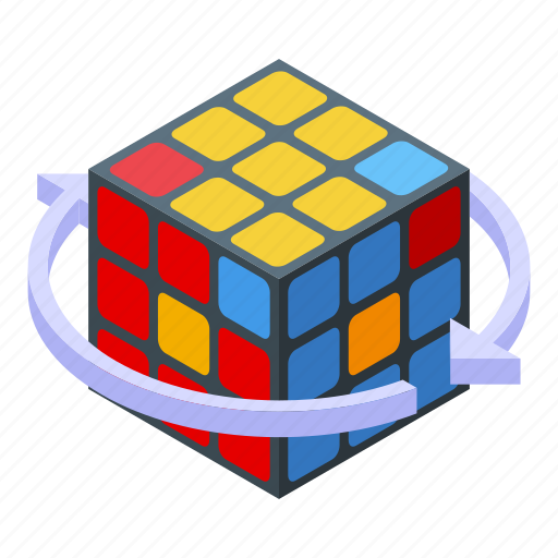 Rubik, cube, solving, isometric icon - Download on Iconfinder