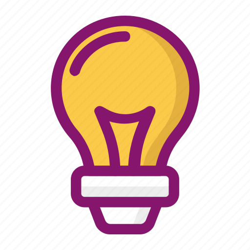 Bulb, creative, ecommerce, electronic, idea, lamp, light icon - Download on Iconfinder