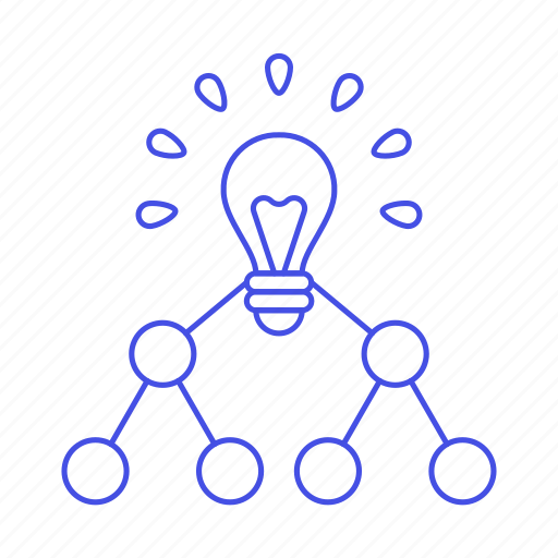 Brainstorm, concept, development, idea, lightbulb, map, mind icon - Download on Iconfinder