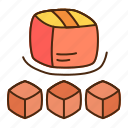 box, cube, database, internet
