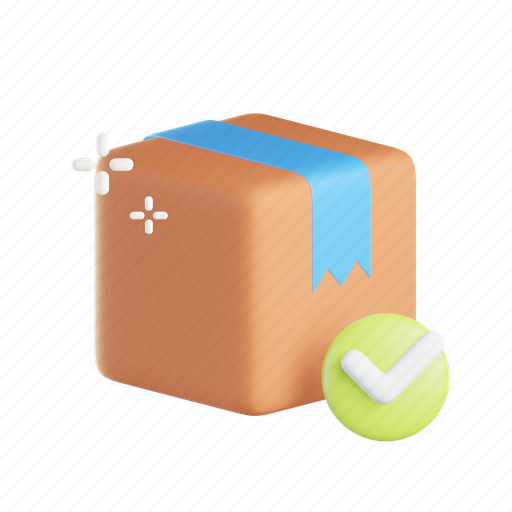 Check, product, management, development, business, box, package 3D illustration - Download on Iconfinder