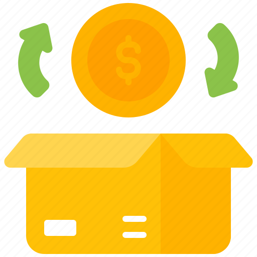 Cash, flow, product, management, box, package icon - Download on Iconfinder