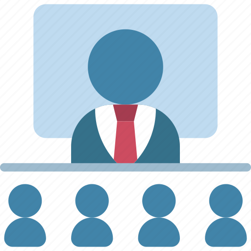 Meeting, leader, business, conference icon - Download on Iconfinder