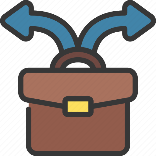 Business, path, choices, briefcase icon - Download on Iconfinder