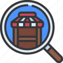 market, review, business, magnifyingglass, loupe