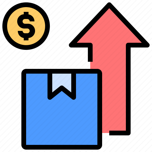 High, value, product, profit, higher, price, demand icon - Download on Iconfinder