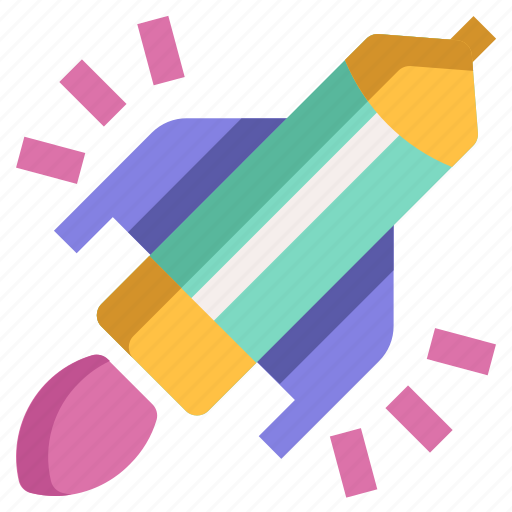 Creativity, idea, pencil, rocket, innovation icon - Download on Iconfinder