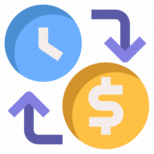 Exchange, time, money, coin, business icon - Download on Iconfinder