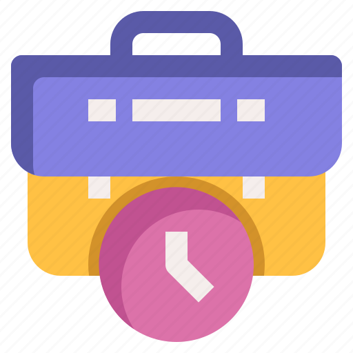 Working, briefcase, time, work, teamwork icon - Download on Iconfinder