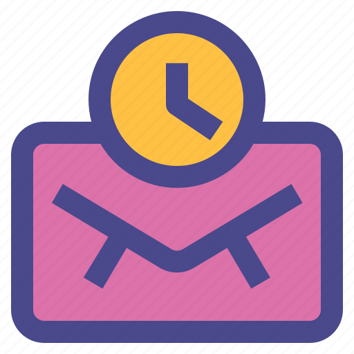 Email, time, message, business, mail icon - Download on Iconfinder