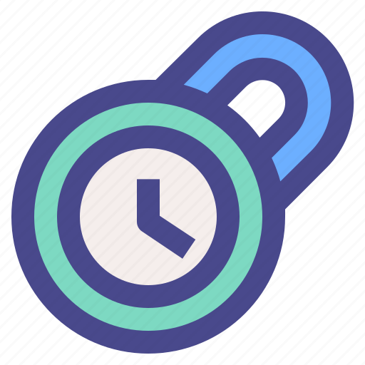 Padlock, lock, time, privacy, safe icon - Download on Iconfinder