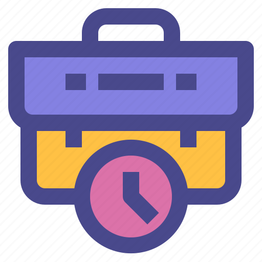 Working, briefcase, time, work, teamwork icon - Download on Iconfinder