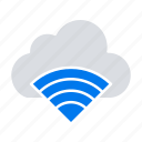cloud, connection, signal, wifi