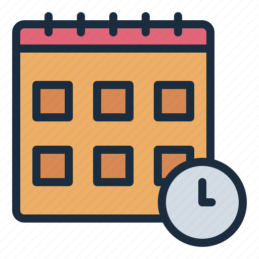 Schedule, date, month, calendar, time, administration, organization icon - Download on Iconfinder