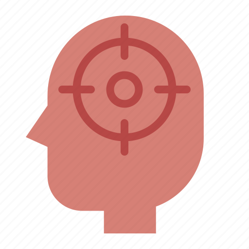 Focus, head, aim, vision, goal, productivity, efficiency icon - Download on Iconfinder